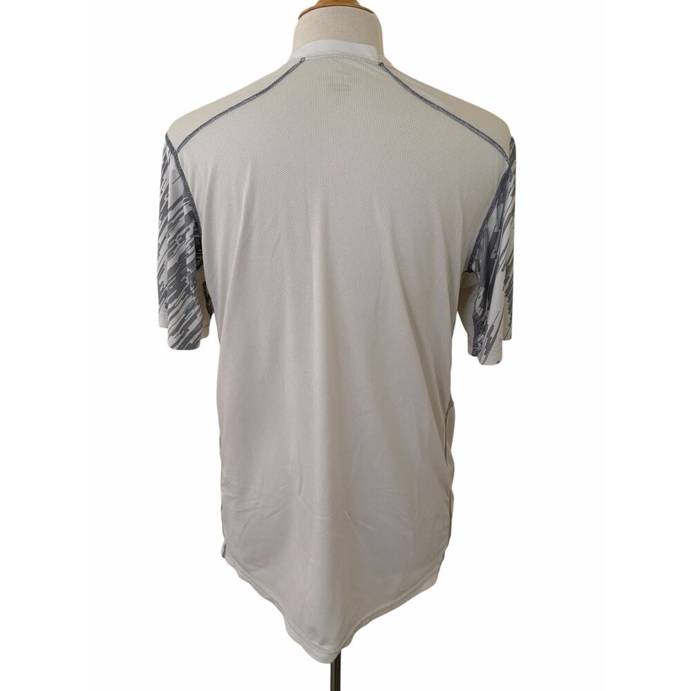 Nike Men Multicolor Gray/White Marbled Performance Short Sleeve T-Shirt Size XL - Picture 2 of 8